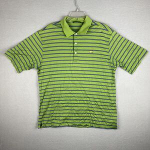VTG Masters Amen Corner Polo Shirt Mens Large Green S/S Golf Shirt Pima Cotton